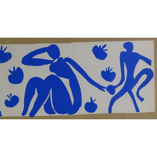 1349 - Henri Matisse, lithograph of a cut-out femmes et signes, published by Verve 1950s, 13