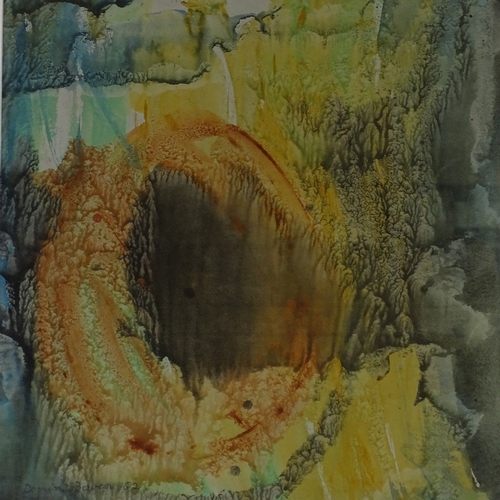 1377 - Denis Bowen (1921 - 2006), watercolour, abstract composition, 1962, 20