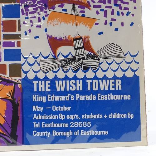 1397 - A 1973  Eastbourne pop art poster, sheet size 30