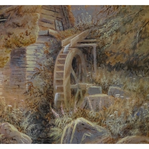 1400 - J Berkeley Hewitt, pair of watercolours, watermills, 16