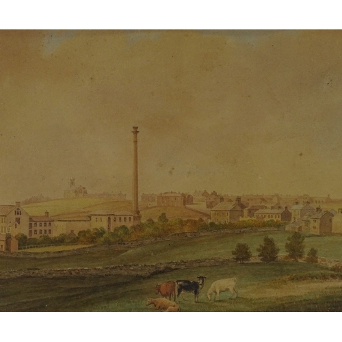 1408 - Henry Earp Snr, watercolour, industrial landscape, 10