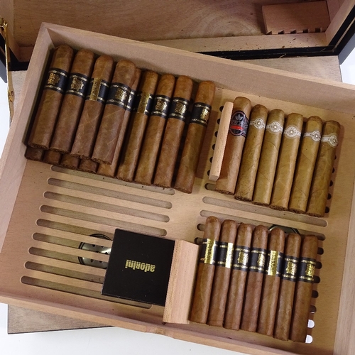 65 - Mid-size humidor containing 9 Unmum Canonazo, 7 Bond, 4 Jumbo, and 6 Don Jose (26)