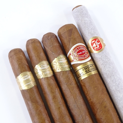 68 - 5 cigars, 3 Por Larranaga Petit Coronas, 1 Romeo Y Juliette Short Churchill, 1 Fonseca No. 1 (5)