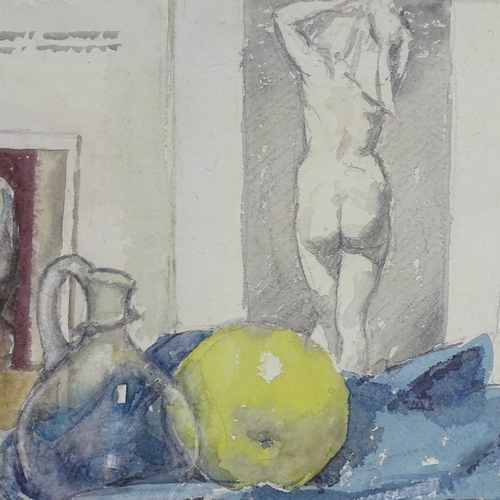 1392 - Roy Petley, watercolour, still life, 1969, signed, 10