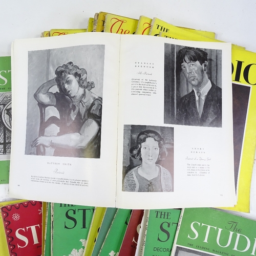 1407 - A vast collection of the Studio magazine, mainly 1930s to 50s