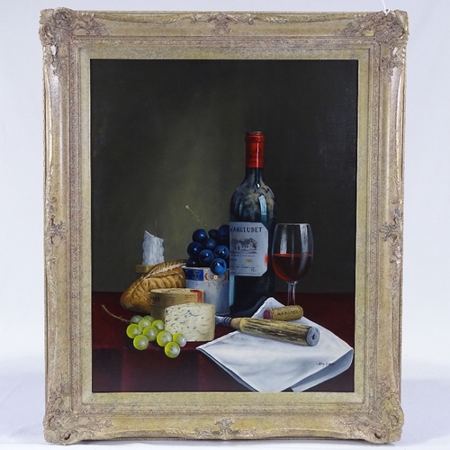 1020 - Peter Kotka (born 1951), oil on panel, 1994 Chateau D'Angludet, signed, 20