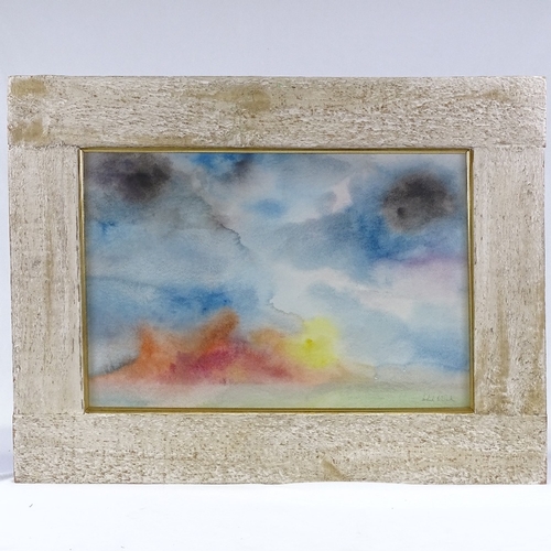 1039 - Michael B White, watercolour, cloud study, signed, 15