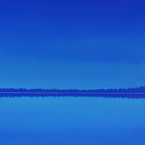 1096 - Anne Taylor, oil on canvas, across the bay, 2002, inscribed verso, 16