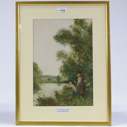 1150 - Frederick Hines RA, pair of watercolours, rural scenes, 13