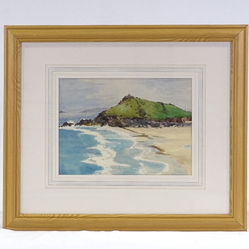 1169 - T H Victor, watercolour, Mousehole, 8