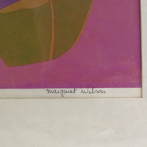 1177 - Margaret Wilson, 2 colour screen prints, flower studies, signed in pencil, largest 22