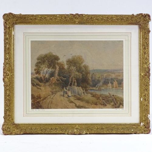 1200 - Peter De Wint OWS (1784 - 1849), watercolour, from the dell to the mill, 10