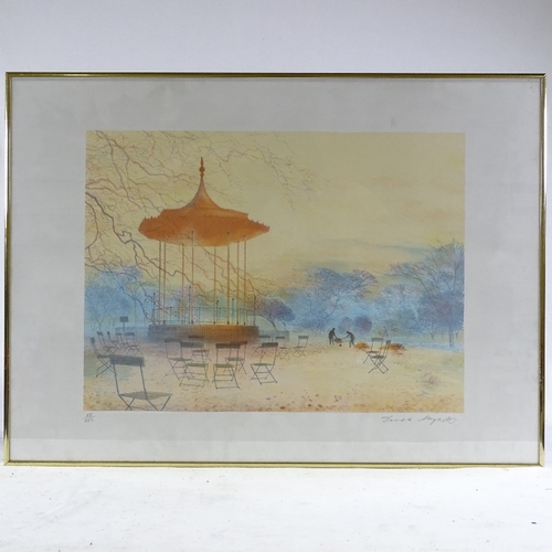 1294 - Derek Mynott (1925 - 1994), pair of lithographs, park scenes, signed in pencil, image 16