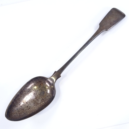 554 - A George IV silver Fiddle pattern gravy spoon, by George Ferris, hallmarks Exeter 1820, length 31cm,... 