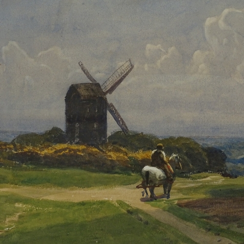 1343 - Edward Wells (1876 - 1952), watercolour, outside Norwich, signed and dated 1905, 14