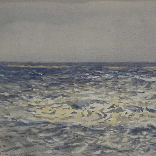 1345 - Norman Wilkinson, watercolour, seascape, 9.5