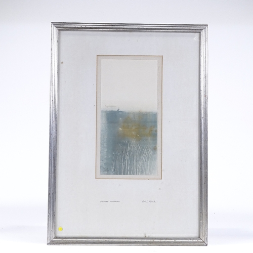 1141 - Colin Kent, a pair of watercolours, distant trees and distant windmill, signed, 10