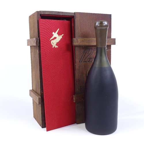18 - A bottle of Remy Martin Grande Fine Champagne Cognac 250th Anniversary 1974, original wooden case