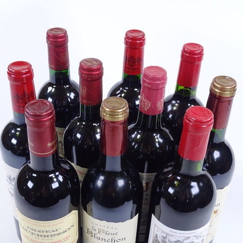 20 - 10 various bottles of Bordeaux red wine (10)