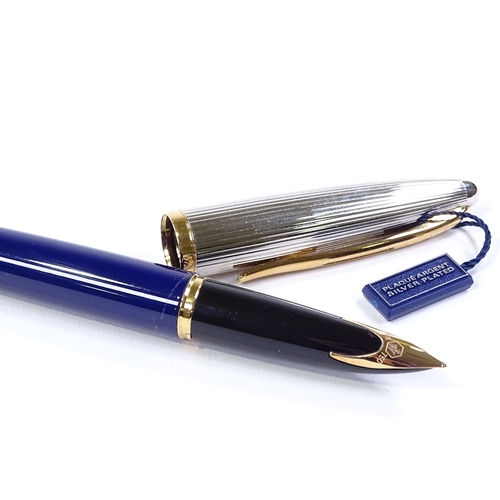 93 - A Waterman Carene fountain pen, 23ct gold trim with 18ct gold nib, new and boxed, RRP £215