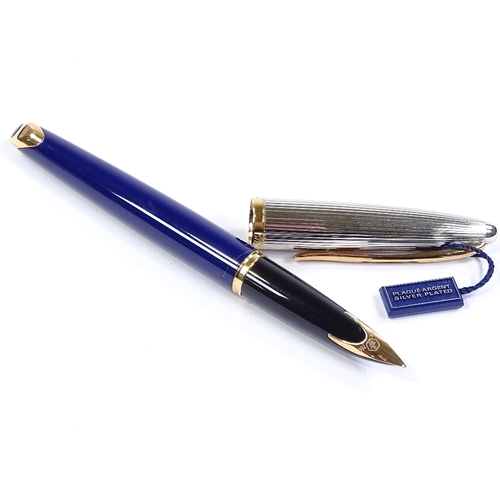 93 - A Waterman Carene fountain pen, 23ct gold trim with 18ct gold nib, new and boxed, RRP £215