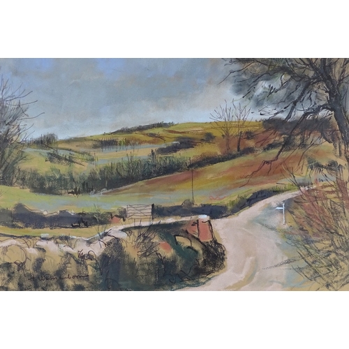 1377 - Helmuth Weissenborn (1898 - 1982), coloured pastels, landscape, signed, 14