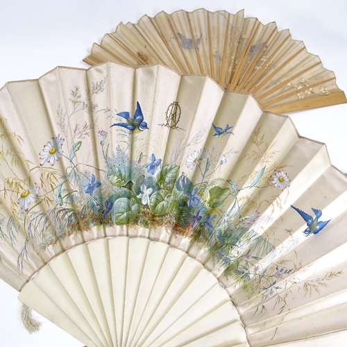 160 - A group of mainly early 20th century fans (6)