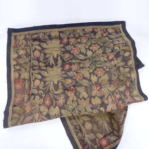 188 - A 19th century floral embroidered wall hanging