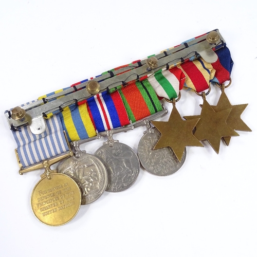 196 - A group of 7 Second War and Korean War medals, to CH Taylor 22535192 Royal Artillery, with Army Serv... 