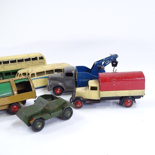 208 - Dinky Meccano working vehicles, including Commer Tow Truck (8)