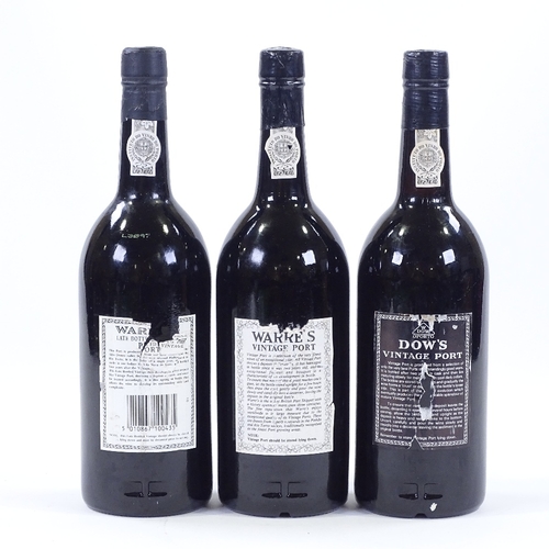 51 - 3 bottles of Port; Dows Vintage 1983, Warre's Vintage 1985, and LBV 1981 (3)