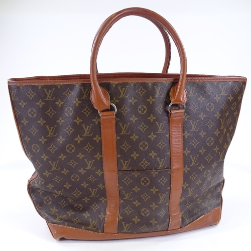 85 - A Vintage Louis Vuitton monogram tote handbag, stamped 854, length approx 50cm