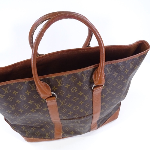 85 - A Vintage Louis Vuitton monogram tote handbag, stamped 854, length approx 50cm