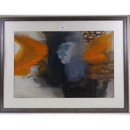 1370 - Willy Tirr (1915 - 1991), watercolour/gouache, Fierce, 19