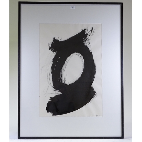 1372 - Terence Donovan (1936 -1996), ink on paper, abstract, 1982, 29