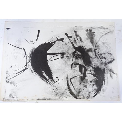 1376 - Willy Tirr (1915 - 1991), 3 monoprints, all signed and numbered, sheet size 23