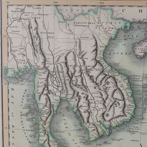 1382 - John Cary, hand coloured map, the East India Isles, 1801, 20