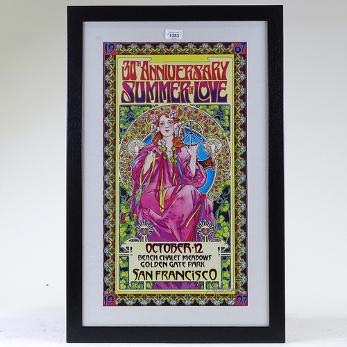 1383 - A 30th Anniversary Summer of Love poster, published 1997, 23