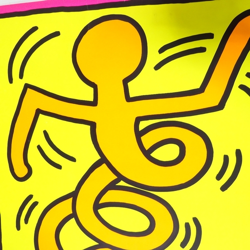 1397 - Keith Haring, original poster print for the Montreux 1983 Jazz Festival, signed in the image