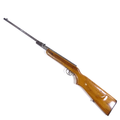 38 - Relum LP25 model air rifle, 0.22 calibre, break barrel, circa 1975, incomplete