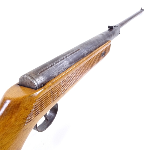 38 - Relum LP25 model air rifle, 0.22 calibre, break barrel, circa 1975, incomplete