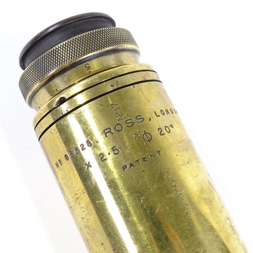 52 - A First War Period brass-cased 2.5