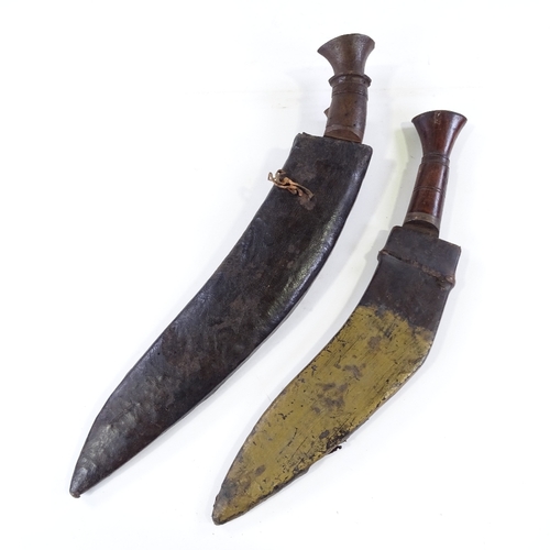 228 - 2 early to mid-20th century kukri knives