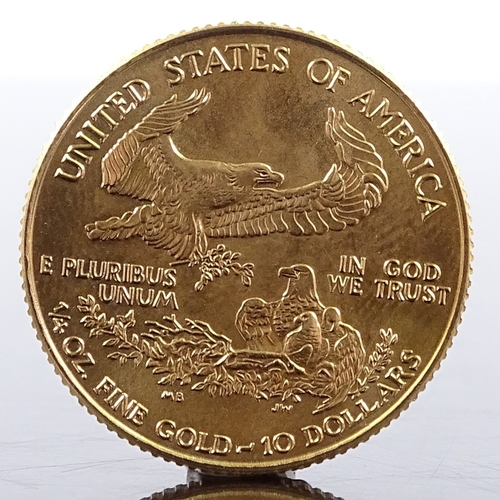 288 - An American $10 quarter ounce fine gold coin