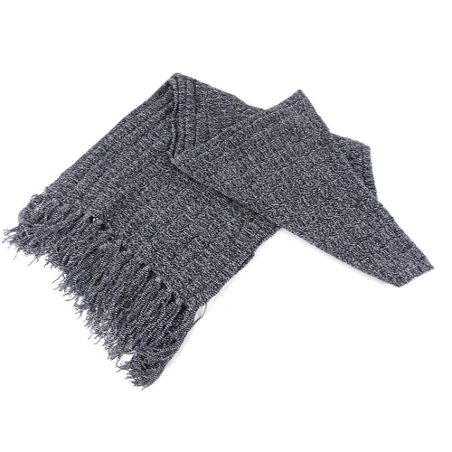 298 - Jaeger, large knitted scarf, 186cm x 40cm