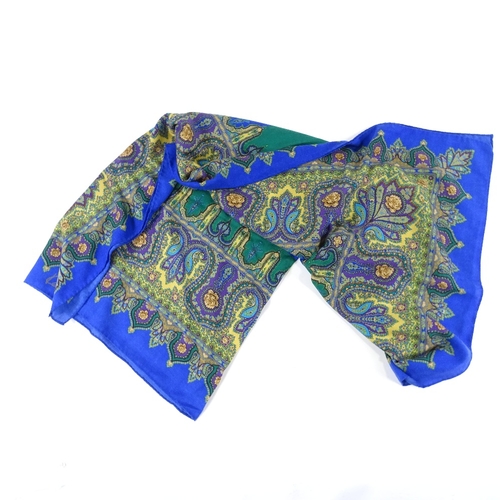 299 - Kenzo Paris, large floral pattern shawl, 137cm square