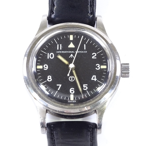 350 - INTERNATIONAL WATCH COMPANY (IWC) - a stainless steel military issue RAF pilot's Mark 11 (XI) mechan... 