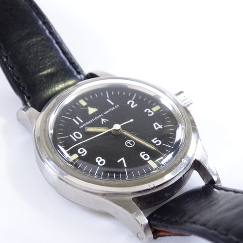 350 - INTERNATIONAL WATCH COMPANY (IWC) - a stainless steel military issue RAF pilot's Mark 11 (XI) mechan... 