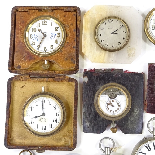 438 - Various Goliath timepieces, travelling clocks and 8-day clocks (19)