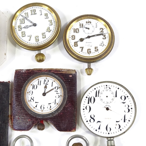 438 - Various Goliath timepieces, travelling clocks and 8-day clocks (19)